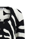 Moschino Zebra Intarsia Sweater