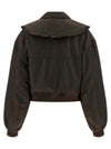 Ganni Duchesse Nylon Bomber Jacket