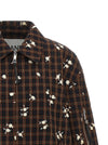 Ganni Check Flower Bomber Jacket