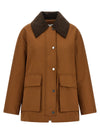 Ganni Brown Twill Jacket