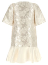 Ganni Satin Cloque Mini Dress