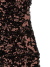Ganni Brown Sequins Mini Dress