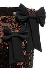 Ganni Velvet Sequins Straight Midi Dress