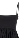 Ganni Black Mini Frill Dress