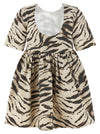 Ganni Zebra Denim Dress