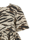 Ganni Zebra Denim Dress