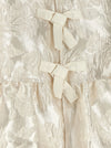 Ganni Satin Peplum Blouse