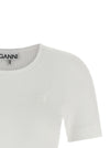 Ganni Logo Embroidery T-shirt