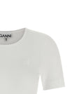 Ganni Logo Embroidery T-shirt