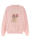 Ganni Front Print Sweatshirt