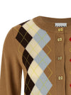 Ganni Diamond-shaped Cardigan