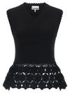 Ganni Cotton Crochet Vest