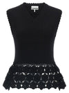 Ganni Cotton Crochet Vest