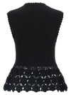 Ganni Cotton Crochet Vest