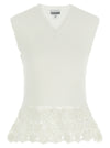 Ganni Cotton Crochet Vest