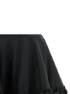 Ganni Duchesse Nylon Mini Frill Skirt