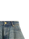 Ganni Tint Rigid Denim Skirt