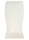 Ganni Cotton Crochet Skirt