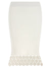 Ganni Cotton Crochet Skirt