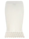 Ganni Cotton Crochet Skirt