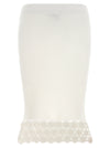 Ganni Cotton Crochet Skirt