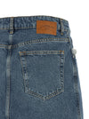 Ganni Denim And Lace Skirt