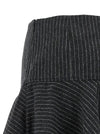 Ganni Pinstriped Flannel Skirt