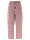Ganni Pink Washed Stary Jeans