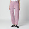 GANNI Starry washed pink jeans