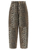Ganni Leopard Printed Stary Jeans