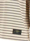 Ganni Striped Cotton Polo Shirt