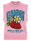 Ganni Strawberry Vest