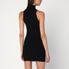 Diesel Black ribbed M-Onervax dress