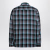 Maison MIHARA YASUHIRO Blue padded shirt with Check pattern