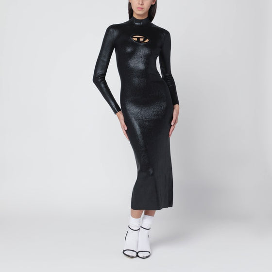 Diesel Black shiny M-Zary dress