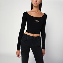  Diesel Black Top cropped M-Vera-Ls
