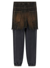 Maison Mihara Yasuhiro Waist Layered Denim Pants