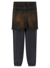 Maison Mihara Yasuhiro Waist Layered Denim Pants