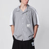 Maison MIHARA YASUHIRO Grey checked cotton layered shirt