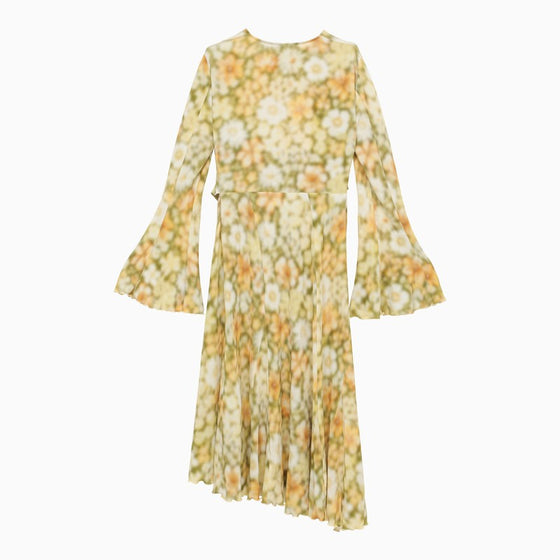 Acne Studios Multicoloured green asymmetrical dress