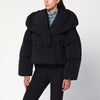 Diesel Black W-Iley-T1 wrap padded jacket