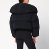 Diesel Black W-Iley-T1 wrap padded jacket
