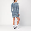 Diesel Blue/light grey patterned dress