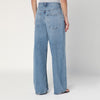 AGOLDE Wide blue Vana Fold jeans with washed effect