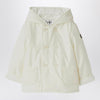 Il Gufo White microfibre double-breasted jacket