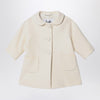Il Gufo White wool blend coat
