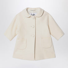  Il Gufo White wool blend coat