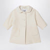 Il Gufo White wool blend coat