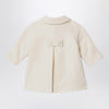 Il Gufo White wool blend coat
