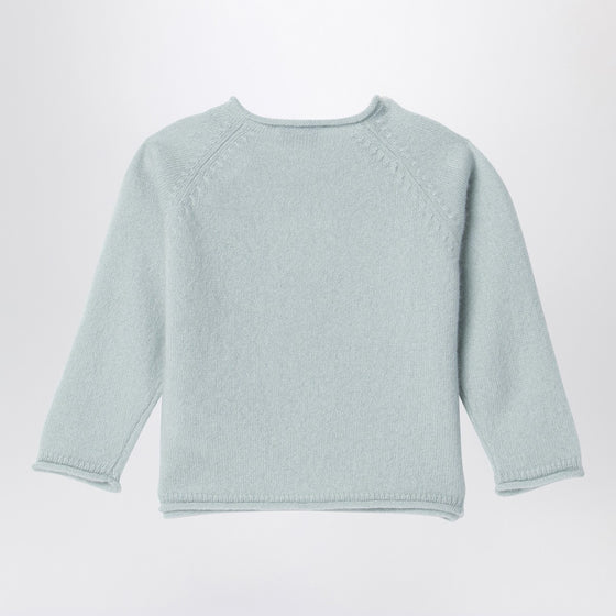 Il Gufo Light green wool pullover